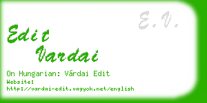 edit vardai business card